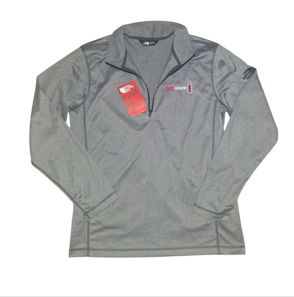 The North Face Bodyarmor Charcoal Quarter-Zip Lightweight Fleece Pullover Size M
